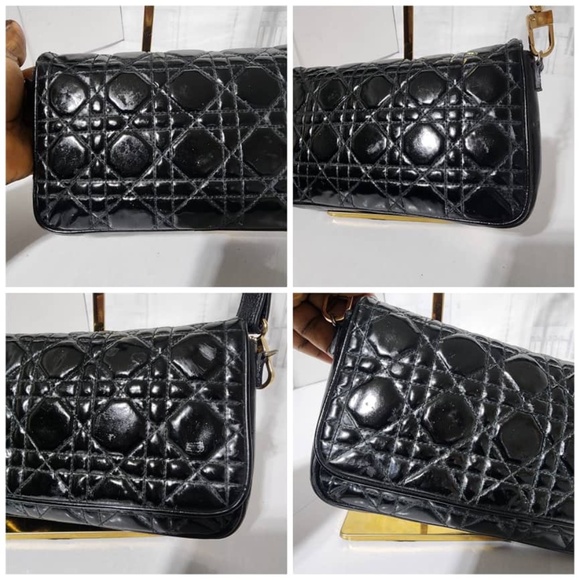 Authentic Christian Dior Cannage Lady Dior Wallet on Chain - Picture 7 of 16